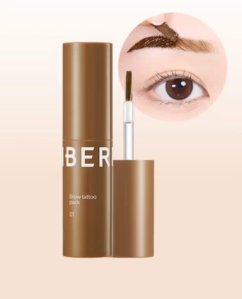 [01 Natural Brown] Gel Xăm Lông Mày Berrisom Brow Tattoo Pack – Nâu Tự Nhiên