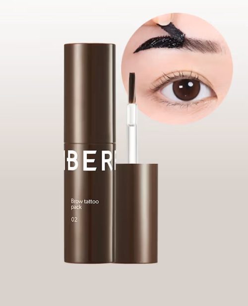 [02 Dark Brown] Gel Xăm Lông Mày Berrisom Brow Tattoo Pack – Nâu Đậm